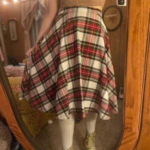 50’s Style Plaid Skirt